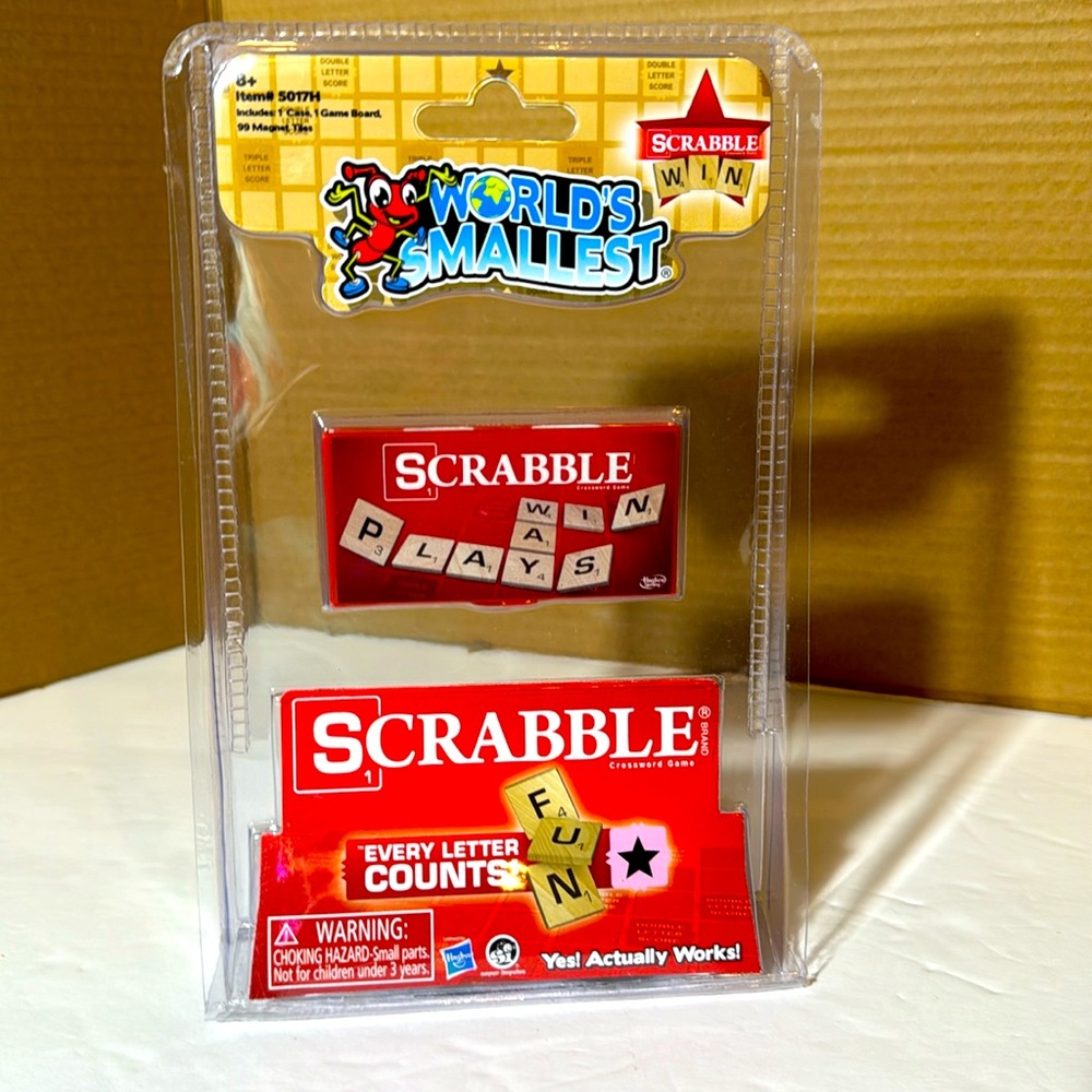 World's Smallest Scrabble Game